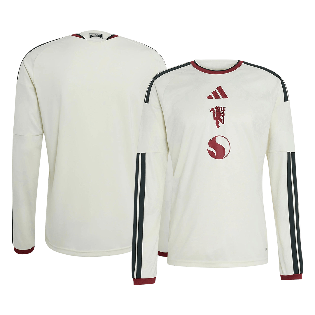 Manchester United Terceira Manga comprida Camisa 2026/27 Branco