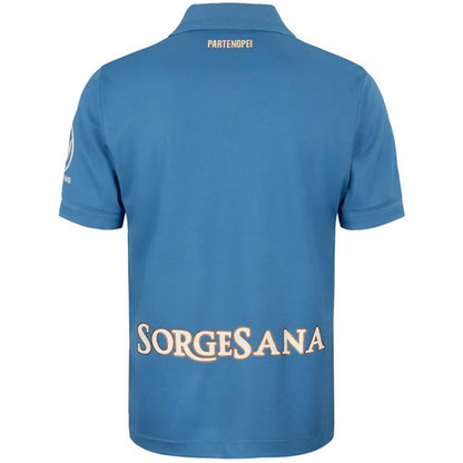 Versão do Jogador Napoli Casa Futebol Camisas 2026/27 Azul