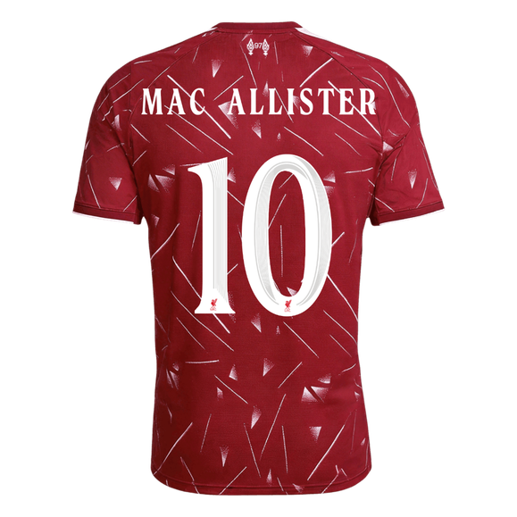 【Super Qualidade】MAC ALLISTER #10 Liverpool
 Casa UCL Futebol Camisa 2026/27 Vermelho