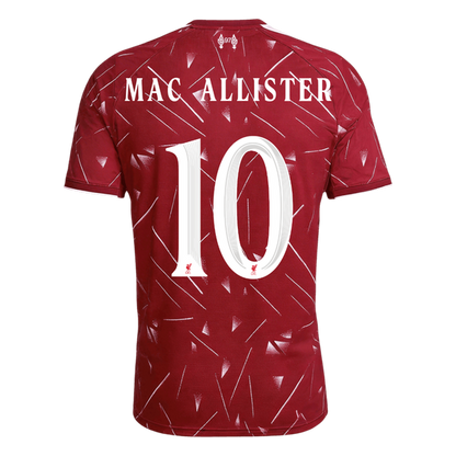 【Super Qualidade】MAC ALLISTER #10 Liverpool
 Casa UCL Futebol Camisa 2026/27 Vermelho
