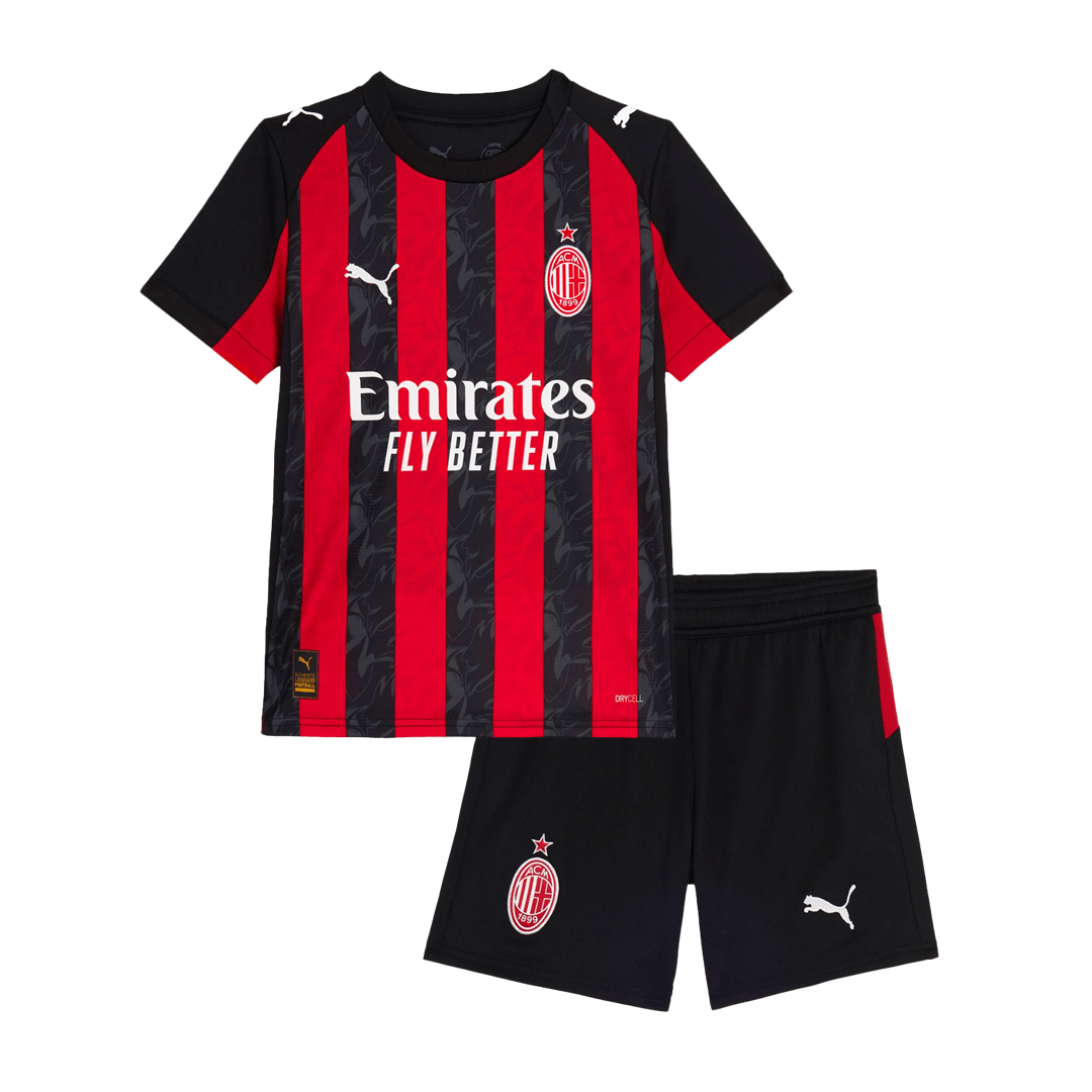 AC Milan 
Casa 
Camisas Infantis 
Conjunto 2025/26