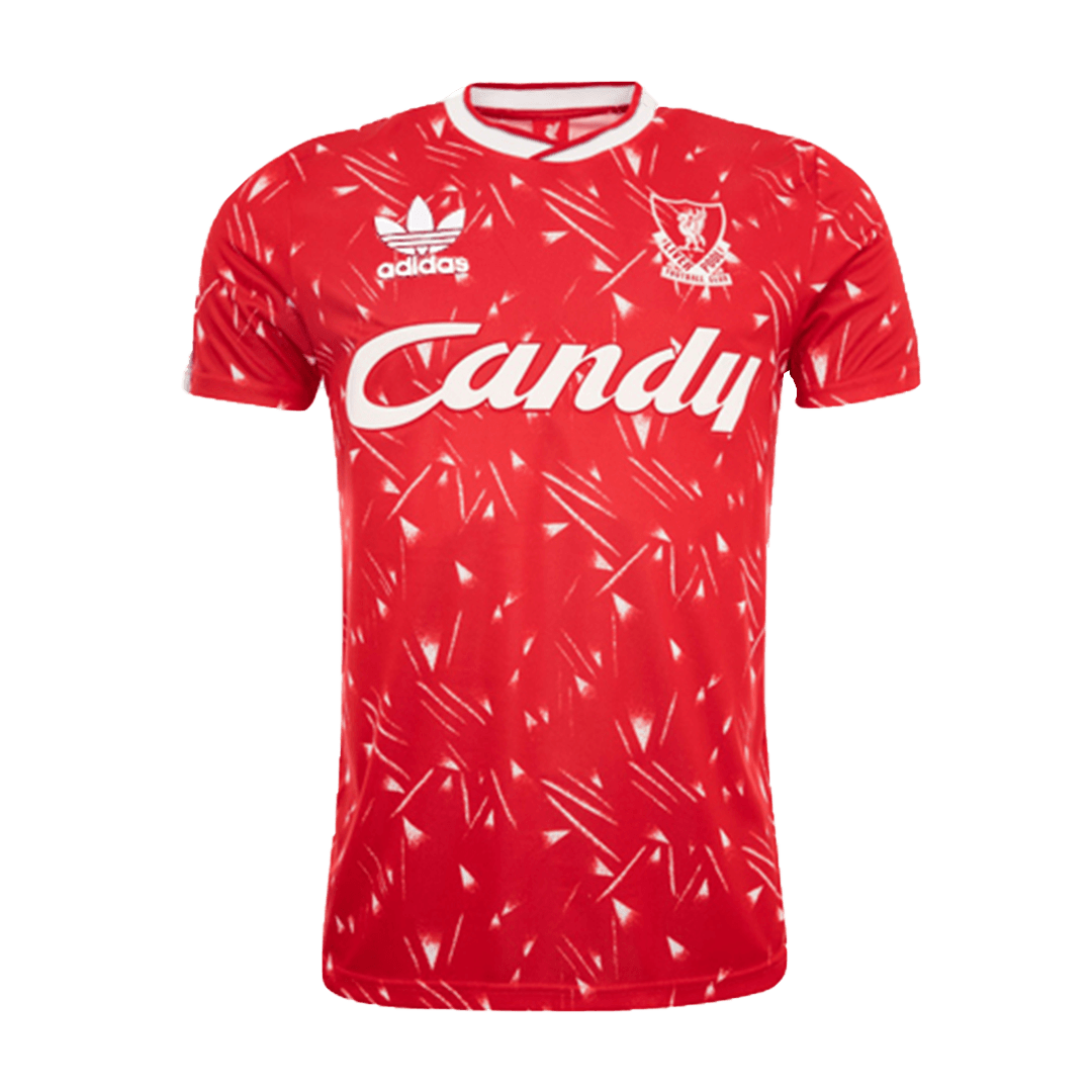 Camisola de futebol retro do Liverpool 1989/91