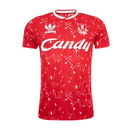 Camisola de futebol retro do Liverpool 1989/91