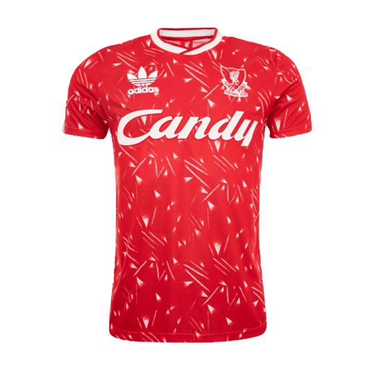 Camisola de futebol retro do Liverpool 1989/91