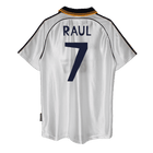 Camiseta de fútbol retro del Real Madrid RAUL #7 1998/00