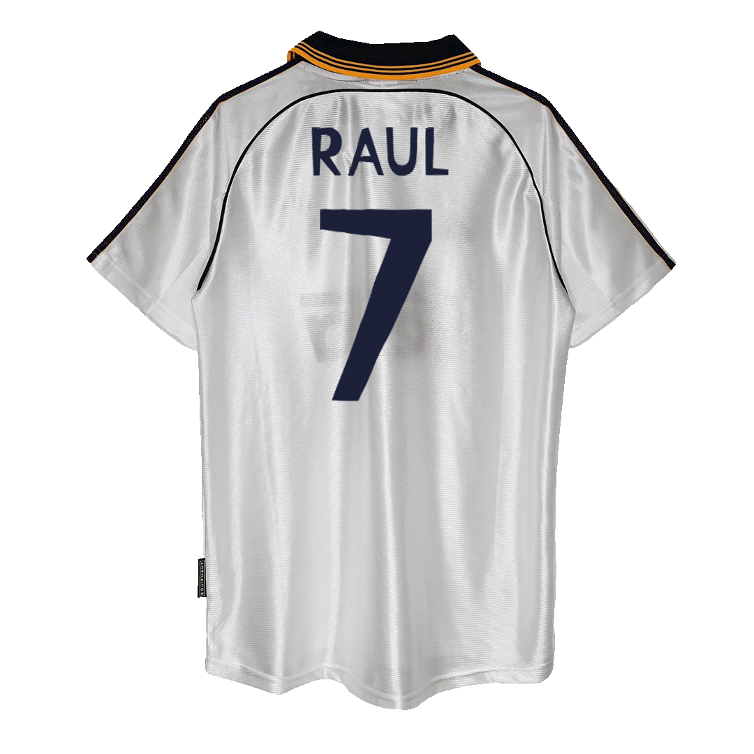 Camisola de futebol retro Real Madrid RAUL #7 1998/00