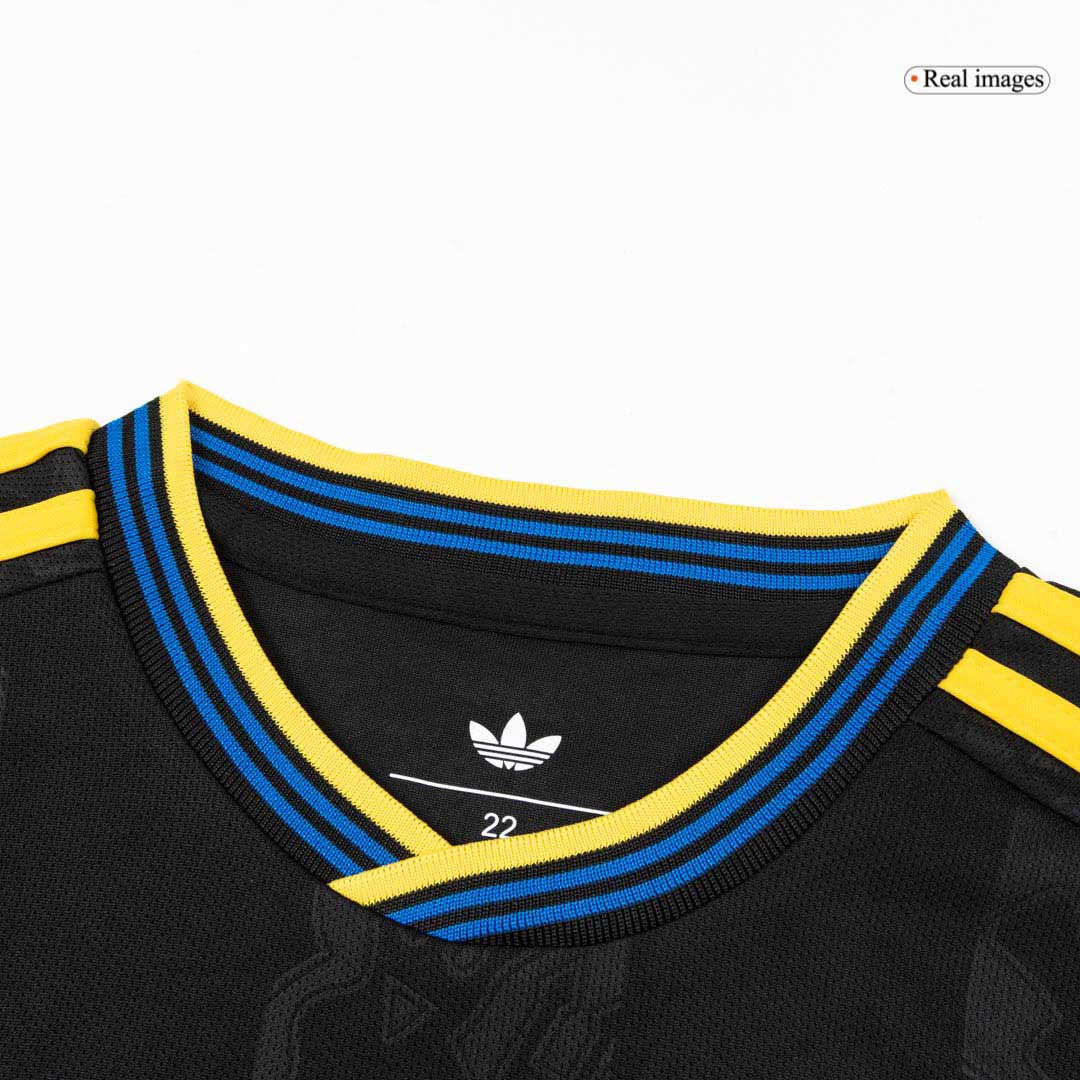 Manchester United Infantil 
 Fora Terceira Futebol Camisa Conjunto (Camisa+Shorts+Meias) 2025/26 Preto