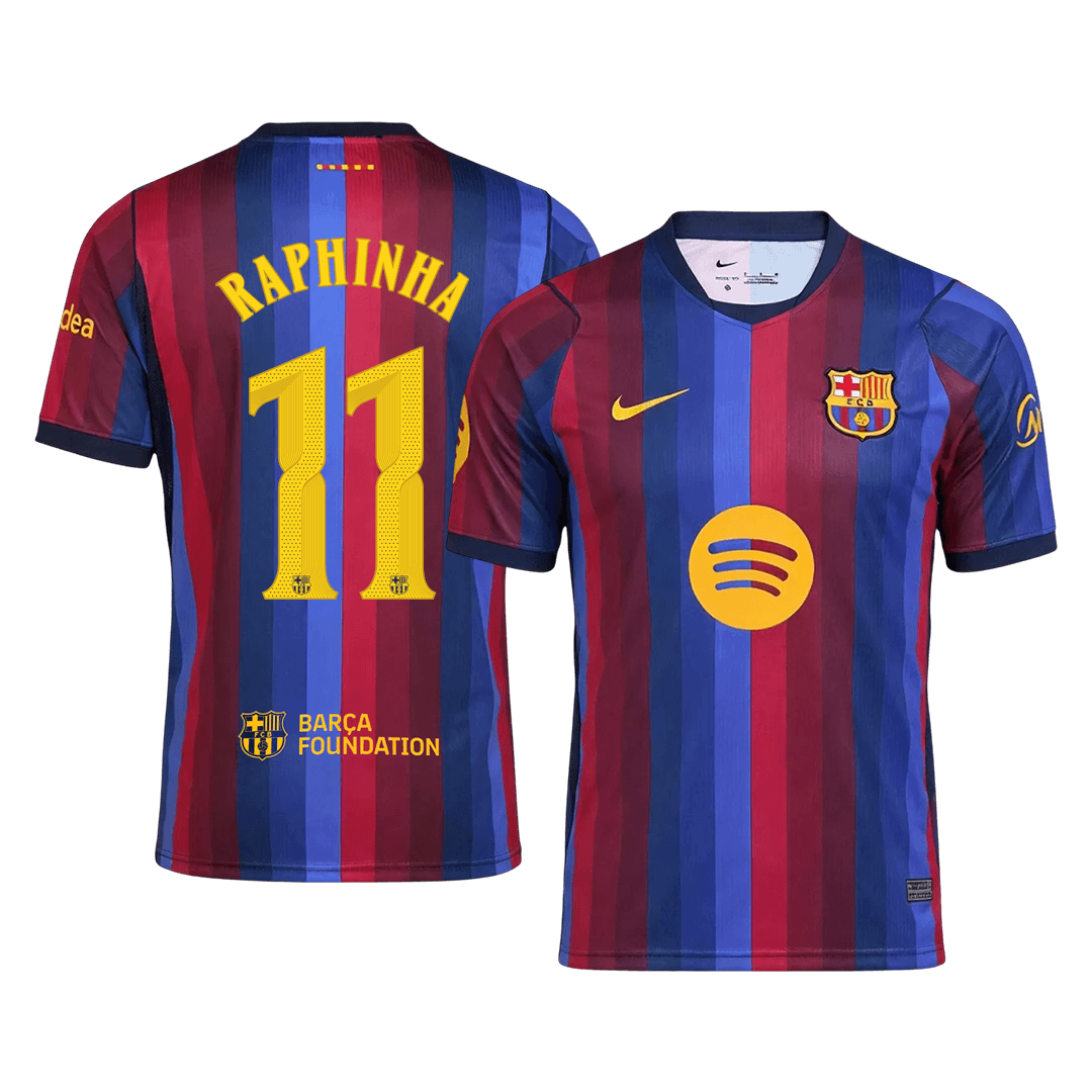 RAPHINHA #11 Barcelona Casa Camisa 2026/27 UCL