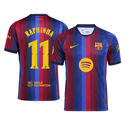 RAPHINHA #11 Barcelona Casa Camisa 2026/27 UCL