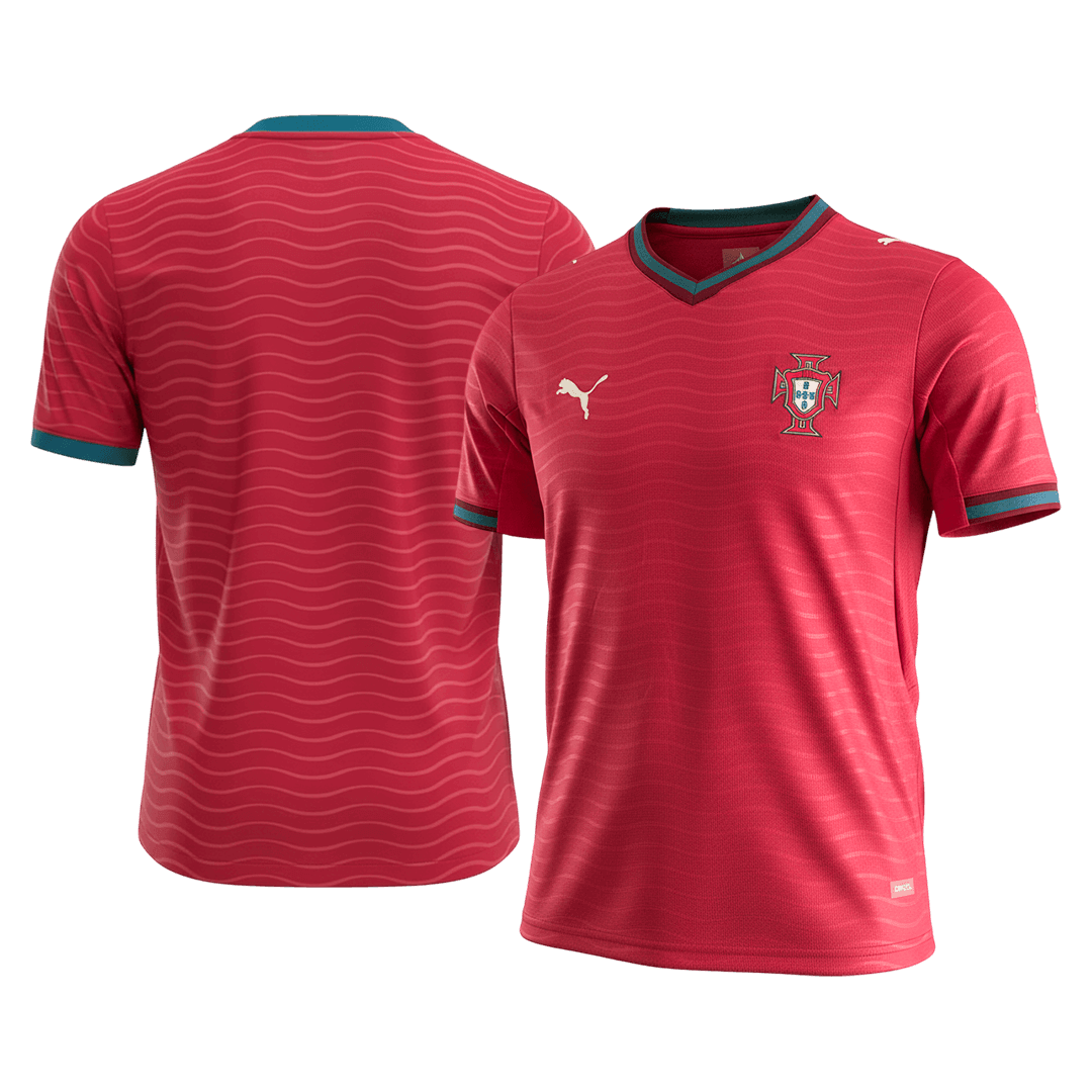 Portugal Casa World Cup Camisa Conjunto(Camisa+Calções) 2026 Vermelho