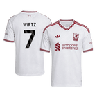 WIRTZ #7 Liverpool Fora Camisa 2026/27 Branco
