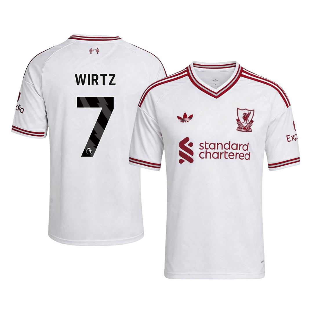 WIRTZ #7 Liverpool Fora Camisa 2026/27 Branco