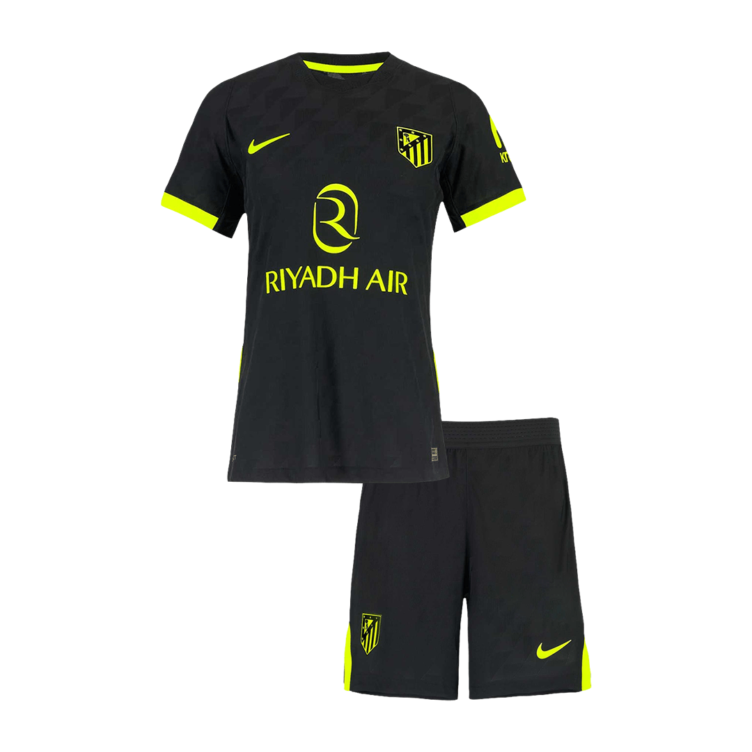 Atletico Madrid Infantil 
 Fora Futebol Camisa 2026/27 Preto