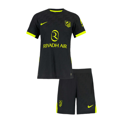 Atletico Madrid Infantil 
 Fora Futebol Camisa 2026/27 Preto
