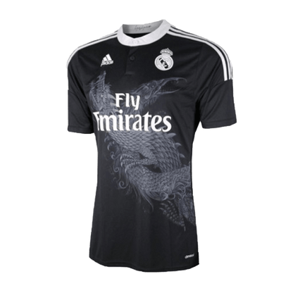Camisola Retro Real Madrid RONALDO #7 Terceira Fora Camisola de Futebol 2014/15