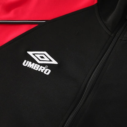 Manchester United Treino Jaqueta Conjunto (Jaqueta + Calças) 2025/26 Vermelho&Preto