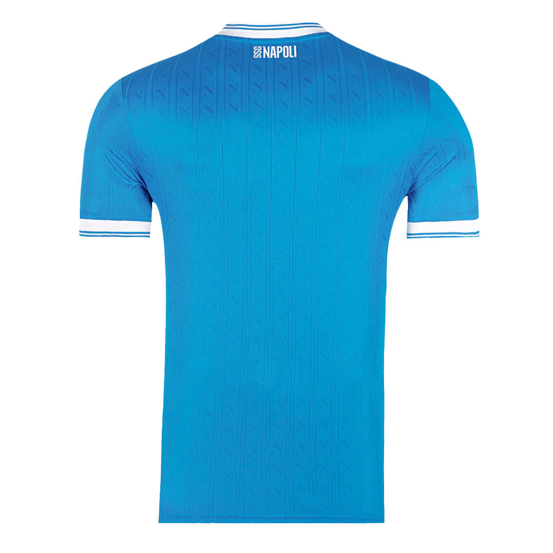 Autêntico Napoli Casa Futebol Camisas 2025/26 Azul
