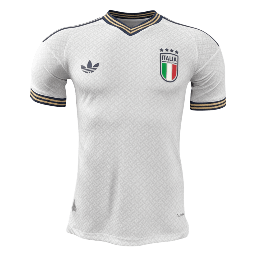 Versão do Jogador Italy Fora World Cup Futebol Camisas 2026 Branco