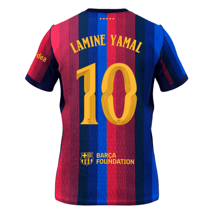 LAMINE YAMAL #10 Barcelona Casa Camisa 2026/27 UCL