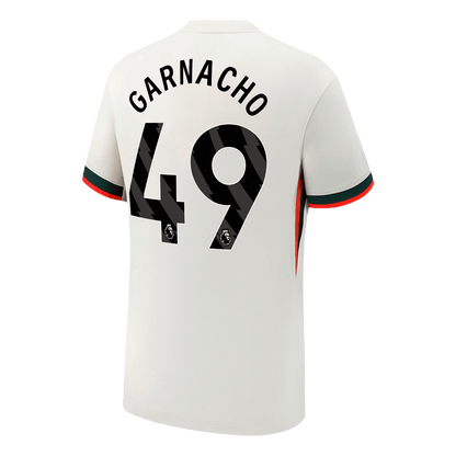 GARNACHO #49 Chelsea Fora Camisa 2025/26 Branco