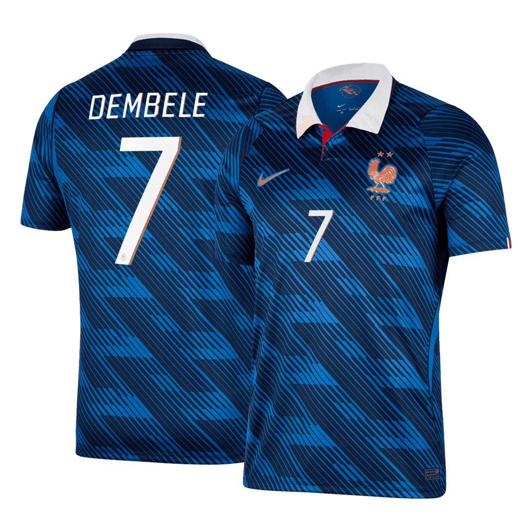 DEMBELE #7 France Casa Copa do Mundo Camisa 2026 Azul