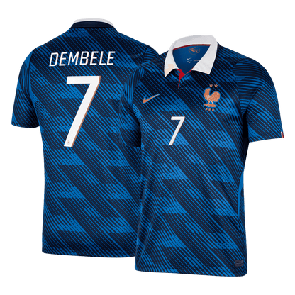 DEMBELE #7 France Casa Copa do Mundo Camisa 2026 Azul