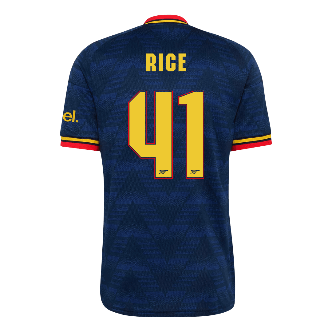 RICE #41 Arsenal Fora Camisa 2026/27 Azul UCL