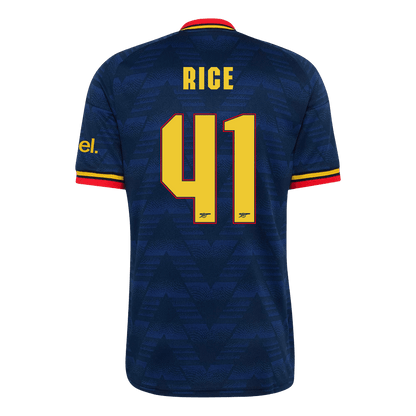 RICE #41 Arsenal Fora Camisa 2026/27 Azul UCL