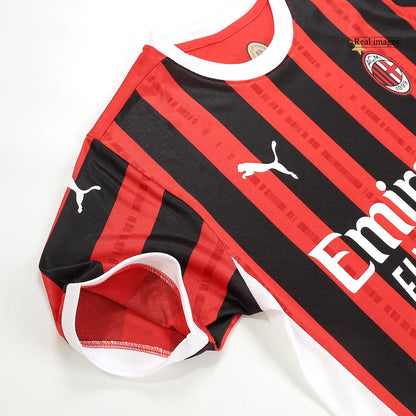 Camisola de futebol autêntico RAFA LEAO #10 AC Milan Home 2024/25