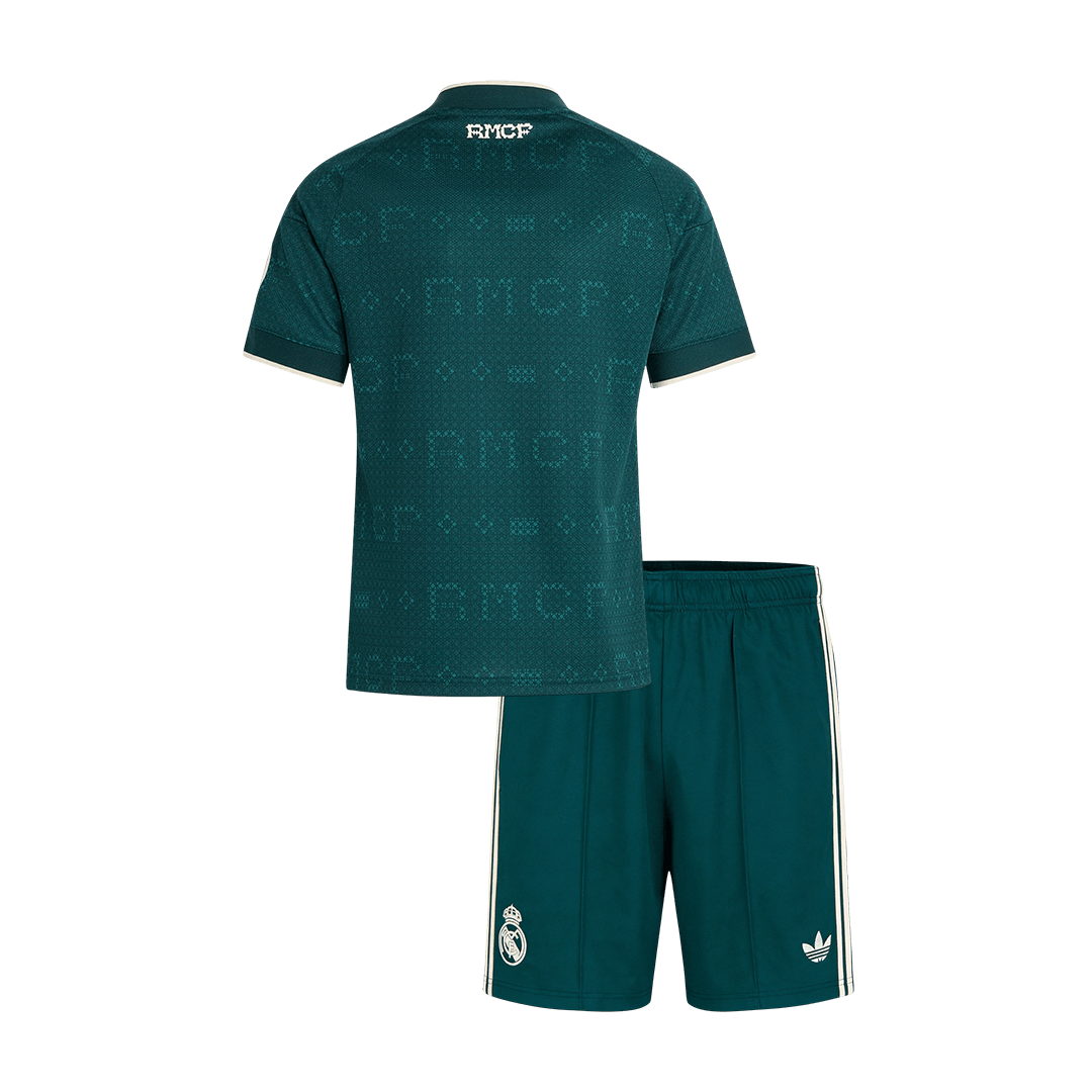 Real Madrid Infantil 
 Fora Futebol Camisa 2026/27 Verde