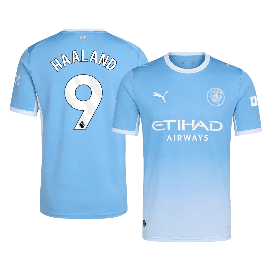 HAALAND #9 Manchester City Casa Camisa 2026/27 Azul