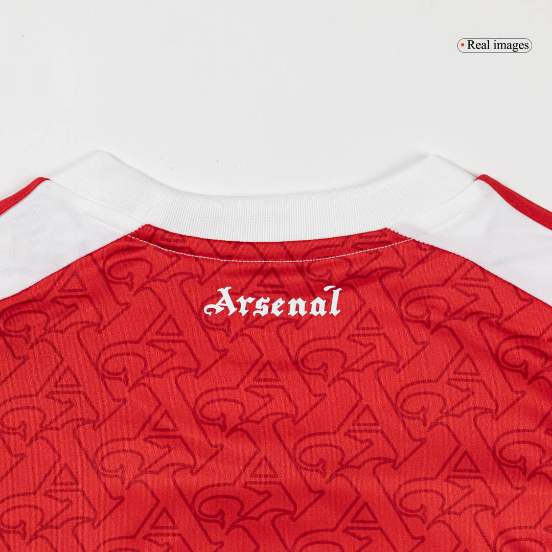 【Super Qualidade】GABRIEL #6 Arsenal
 Casa Futebol Camisa 2025/26 Vermelho