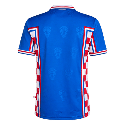 Retrô Croatia Fora Camisa 1998 Azul