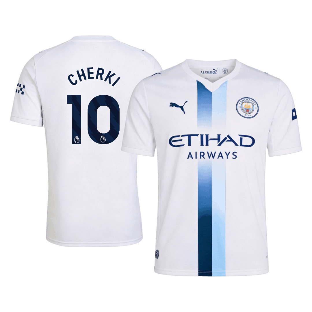 CHERKI #10 Manchester City Terceira Camisa 2026/27 Branco