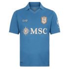 Versão do Jogador Napoli Casa Futebol Camisas 2026/27 Azul