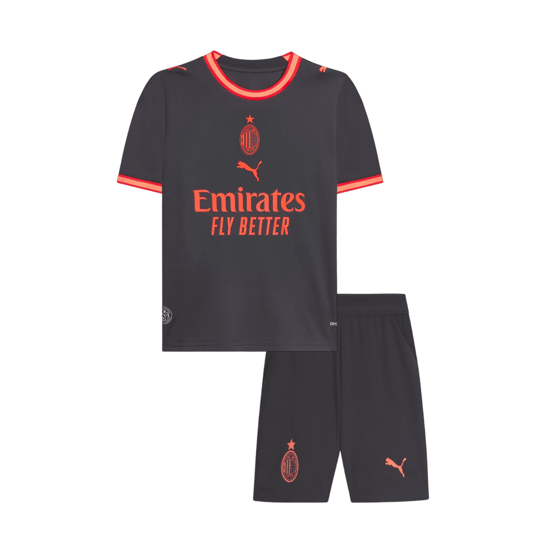AC Milan Infantil 
 Terceira Futebol Camisa 2026/27 Preto