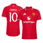 Versão do Jogador CUNHA #10 Manchester United Casa Futebol Camisas 2026/27 Vermelho - UCL