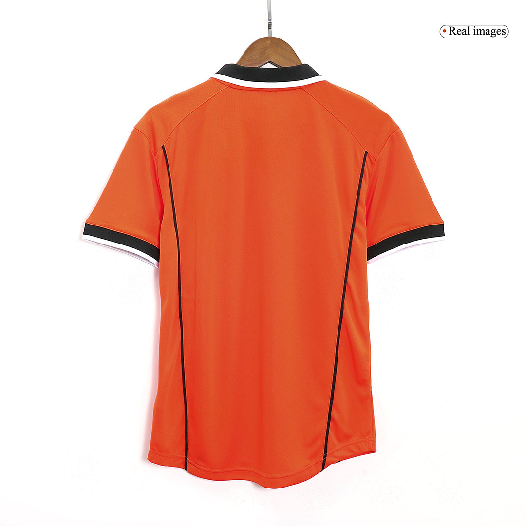 Retrô Netherlands Casa Copa do Mundo Camisa 1998 Laranja