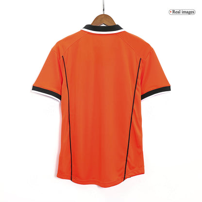 Retrô Netherlands Casa Copa do Mundo Camisa 1998 Laranja