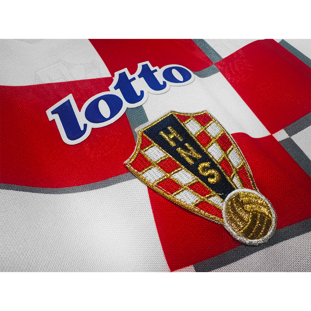 Retrô Croatia Casa Copa do Mundo Camisa 1998