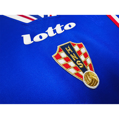 Retrô Croatia Fora Camisa 1998 Azul