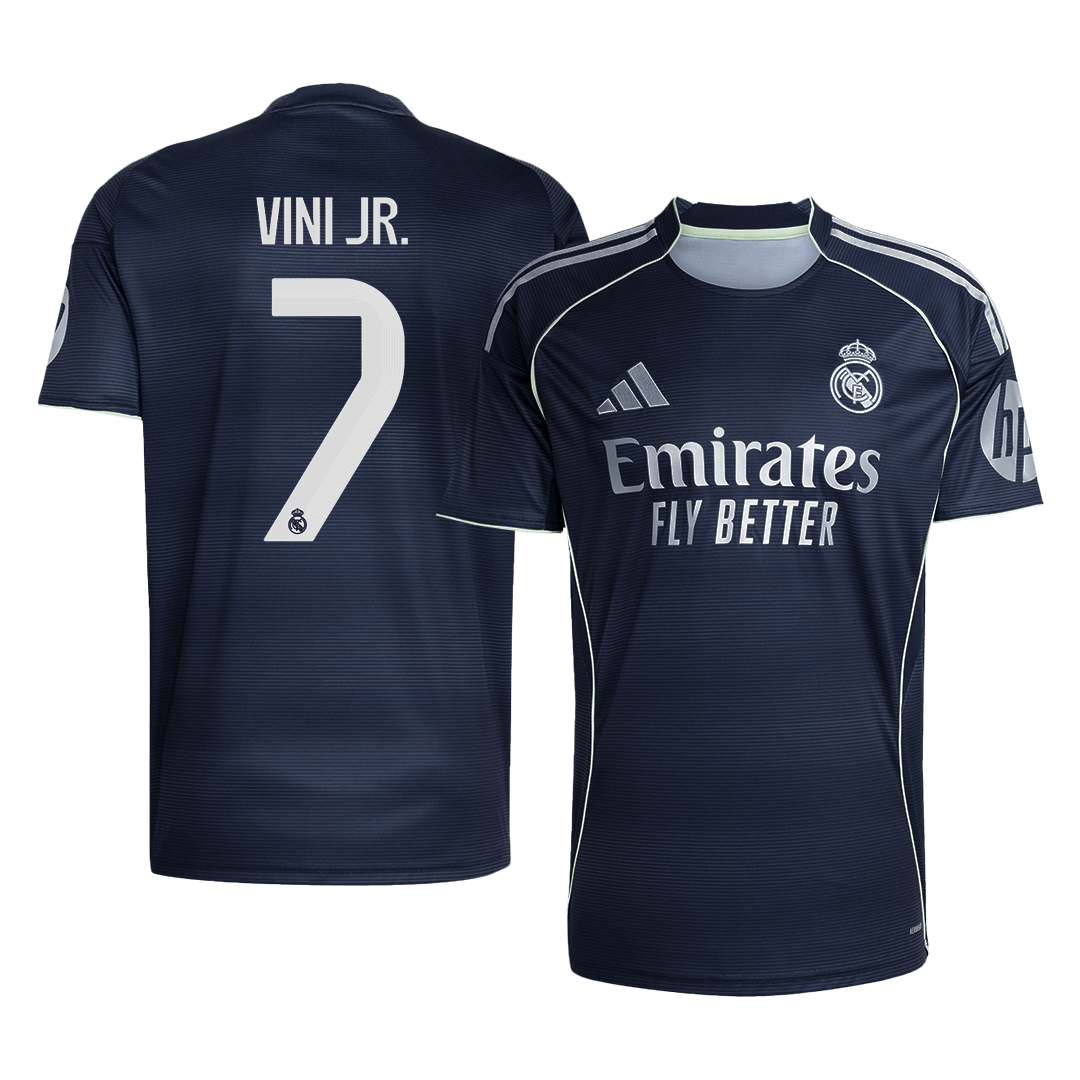 VINI JR. #7 Real Madrid Fora Camisa 2025/26- Marinha