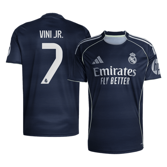 VINI JR. #7 Real Madrid Fora Camisa 2025/26- Marinha