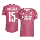 Versão do Jogador ARDA GÜLER #15 Real Madrid Terceira Futebol Camisas 2026/27 Rosa