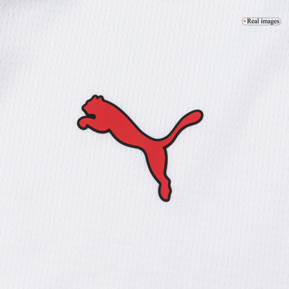 AC Milan Infantil 
 Fora Futebol Camisa Conjunto (Camisa+Shorts+Meias) 2025/26 Branco