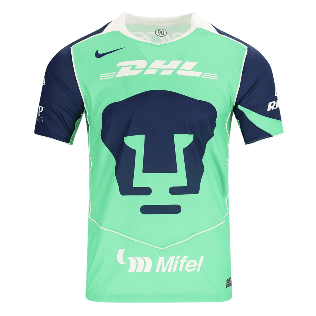 Pumas UNAM Terceira Camisa 2025/26 Verde camisola de futebol