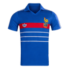 Retrô França Casa Camisa 1984 Azul