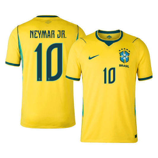 NEYMAR JR. #10 Brazil Casa Copa do Mundo Camisa 2026 Amarelo
