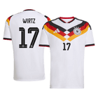 WIRTZ #17 Alemanha Casa Camisa 2026 Branco
