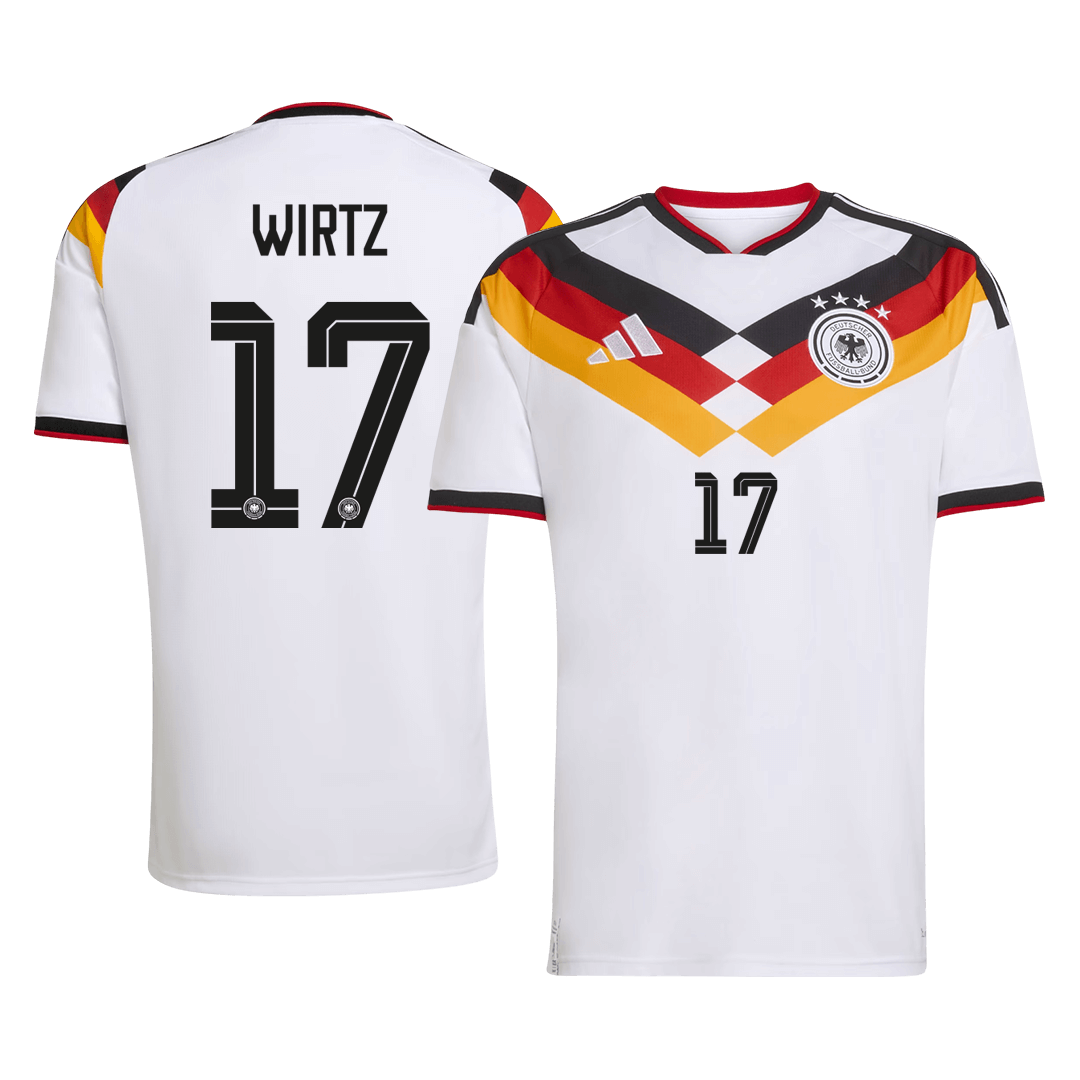 WIRTZ #17 Germany Casa Camisa 2026 Branco